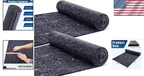 2 Pcs Dishwasher Insulation Blanket - Natural Cotton Soundproof Rolls, 24x96 in - 第 2/8 張圖片