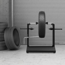 Motorcycle Bike Rim Tire Wheel Balancer Balancing Spin Static Adjusting Stand