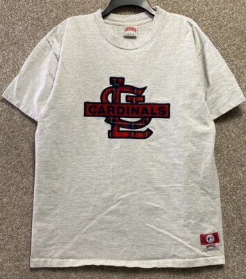 Vtg 90s Nutmeg MLB Mens XL St Louis Cardinals Single Stitch Short Sleeve T-Shirt