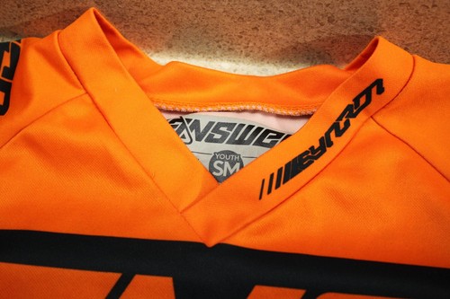 Answer Racing Jersey Orange Youth Size Small Dirt Bike Gear MX 3764 G1 - Picture 6 of 9