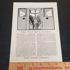 1929 Ford Motor Company Ford Pilots Advertisement Vintage 1920s Plane Print Ad