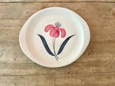 Stetson USA Mid Century Hand Painted floral platter