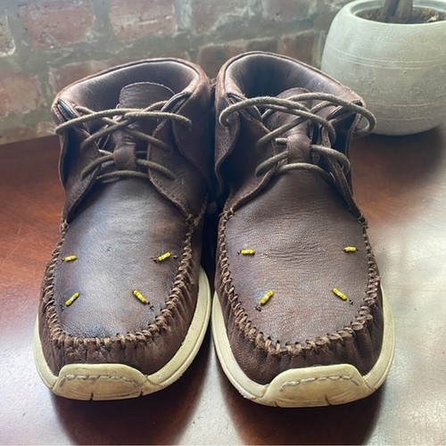 Visvim FBT Lhamo-Folk Brown Suede Men's Size 9 - Picture 2 of 12