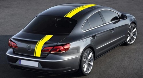 Graphics Racing Stripes Car Sticker Kit For Volkswagen Passat CC Hood Roof Rear - Picture 5 of 7