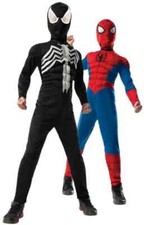 Ultimate Spider-Man Reversible Marvel Superhero Black Halloween Child Costume
