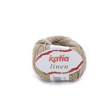 Katia Linen Yarn - Camel (8) - Cotton 53%/Linen 47% - 50g (1oz 3/4) - NEW