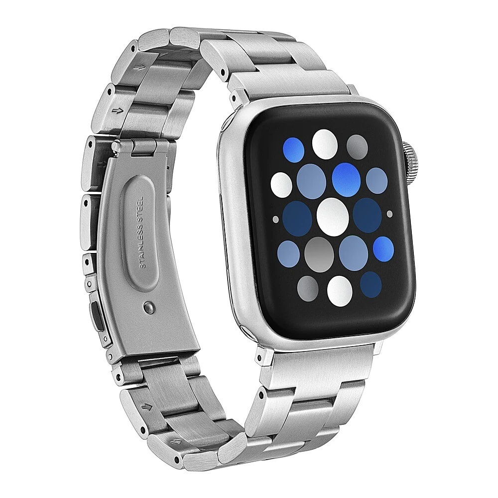 Insignia Stainless Steel Link Band for Apple Watch 38mm 40mm and
