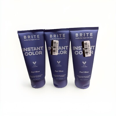 3 Brite Instant Color Peri Blue Semi Permanent 3.38 fl oz New