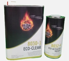 High Teck 8030 High Gloss Clearcoat Eco-Clear Gallon & Medium Hardener