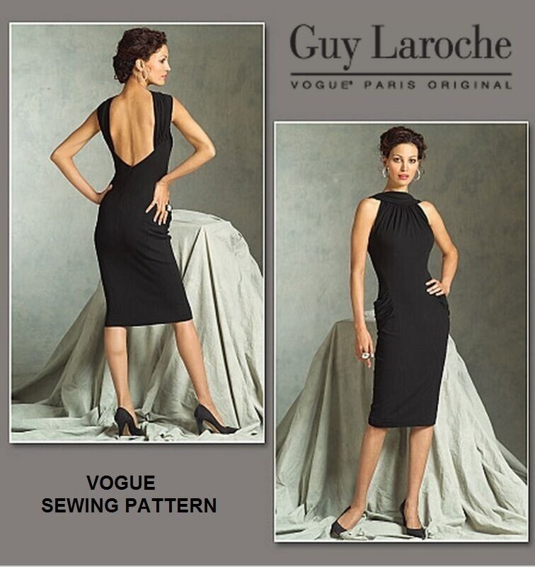 guy laroche backless dress 90s Guy Laroche Cocktail Dress | S-M