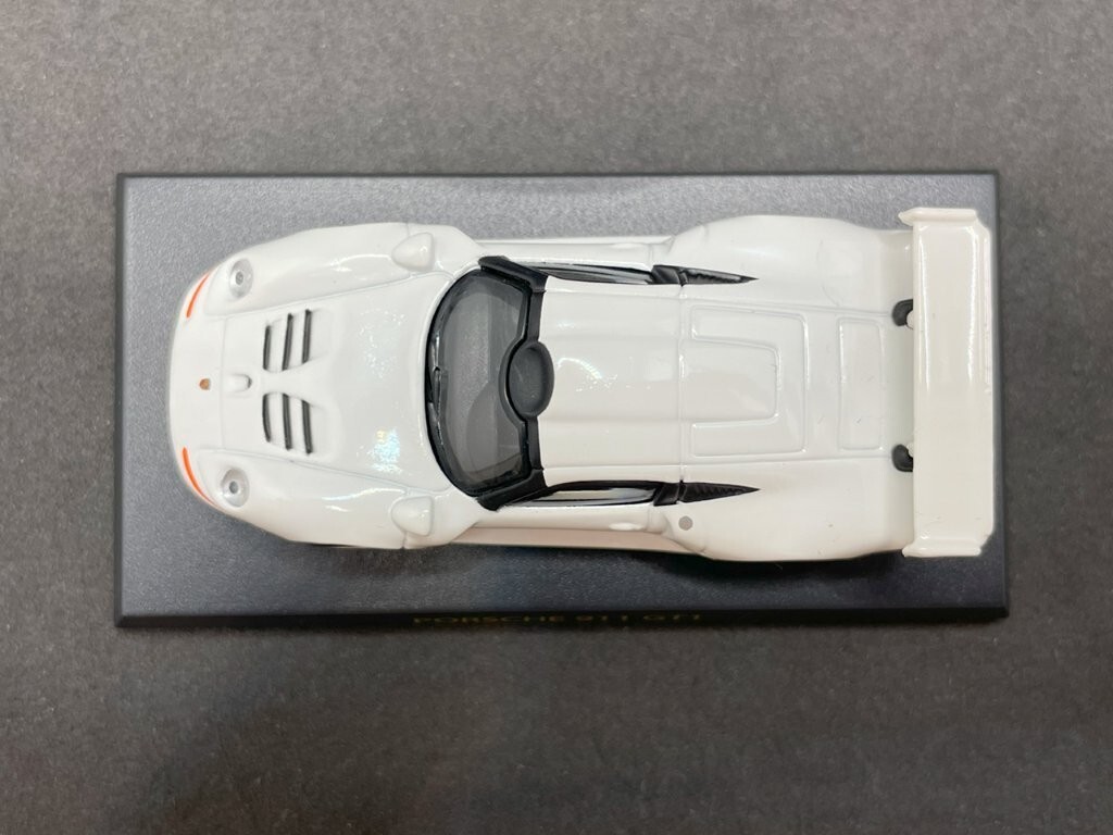 Kyosho 1/64 Porsche collection 911 GT1 white diecast model car 3I1