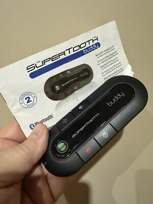 Supertooth Buddy Hands Free Bluetooth Car Speaker BDBDY6 w/ MagMount  Manual UK