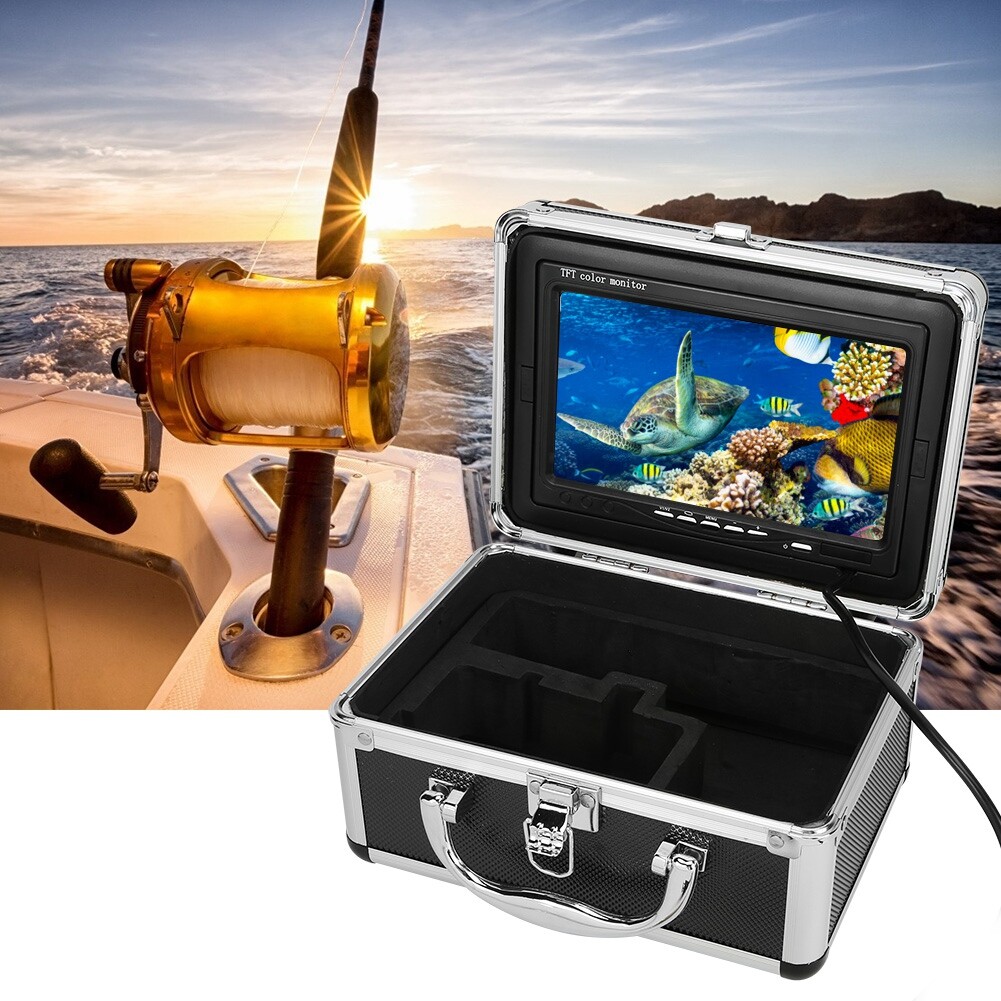 1000TVL Waterproof 6LED Fish Video Camera Fish Finder Under Water 65.6TF Cable