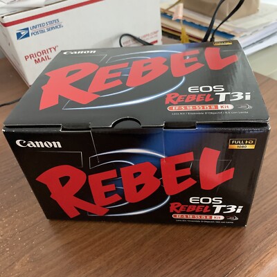 Canon EOS Rebel T3i 18.0 MP Digital SLR Camera - Black (Kit w/ EF-S 18-55mm)
