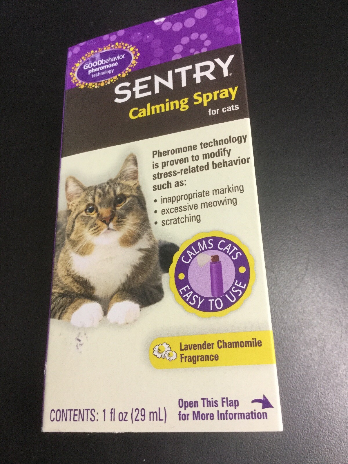 sentry calming spray