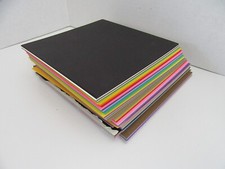 Huge Lot 8x8 Scrapbook Paper Solid Multi Color Approx 191 Sheets