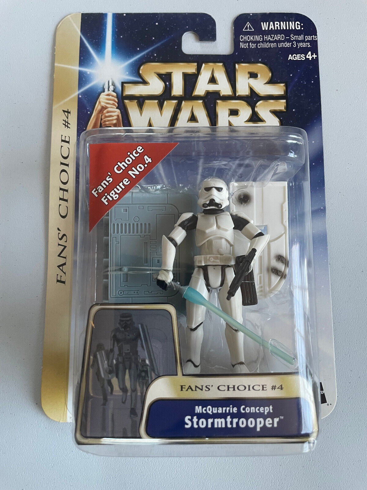 Star Wars 2003 McQuarrie Concept Stormtrooper #34 (Fan's Choice No.4) - New
