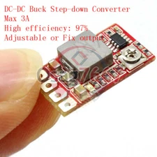 Mini DC-DC Buck Step-down Converter Adjustable Power Module 3.3V 3V 5V 9V 12V 3A