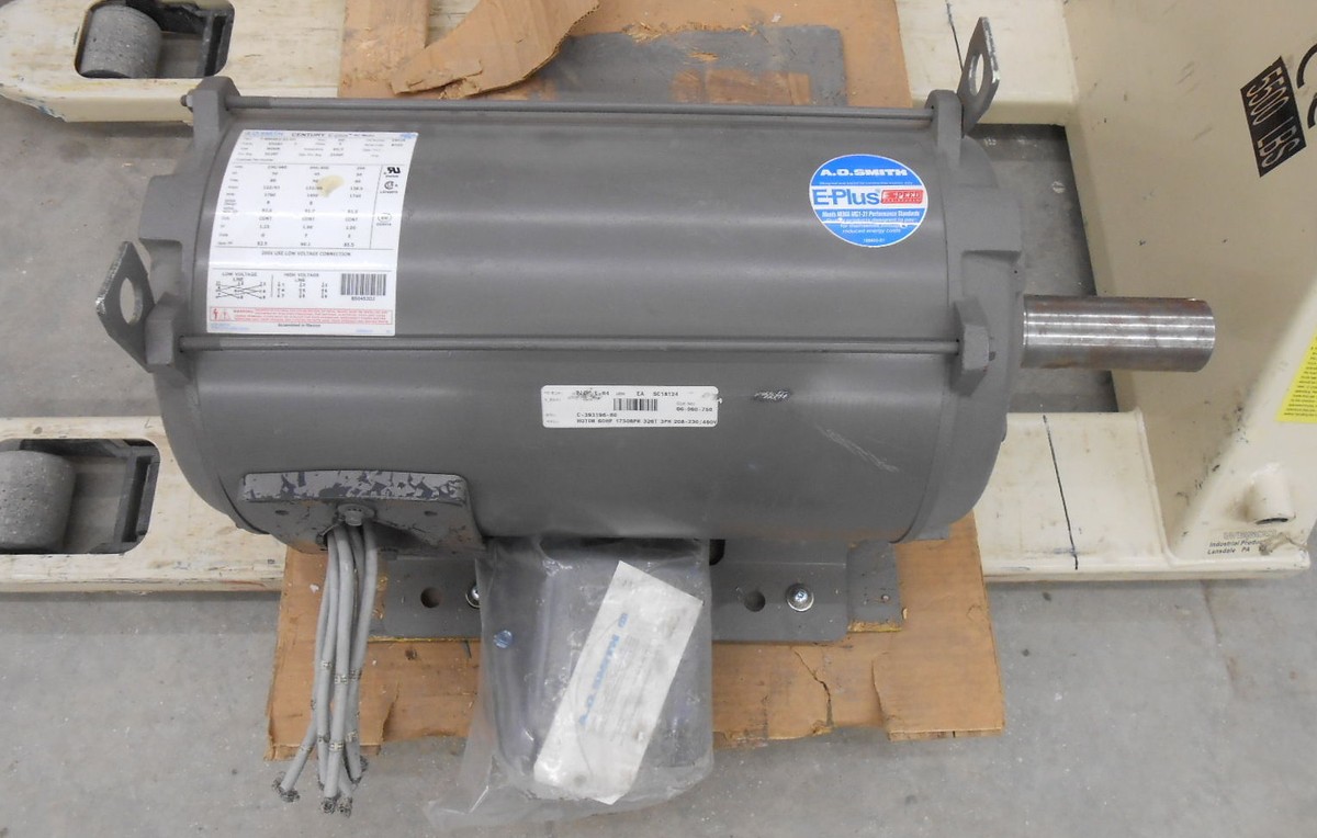 A.O.SMITH CENTURY E-PLUS 50HP AC MOTOR P/N: 7-850452-01-OJ