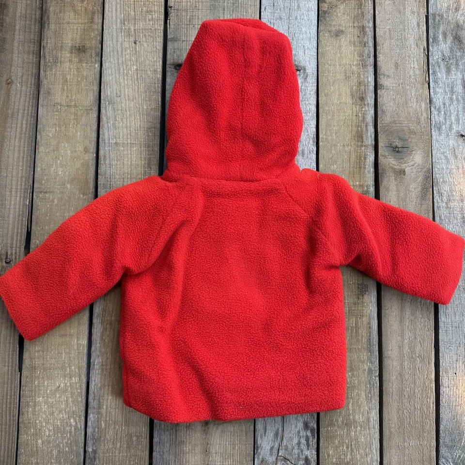 Vintage Red Hooded Toddler Coat Jacket 18 Months Made In USA eBay
