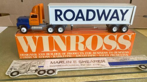 ROADWAY TRUCKING TRACTOR TRAILER WINROSS TRUCK
