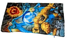 7H 30x54 LN Vintage FANTASTIC FOUR 4 Sleeping Bag Throw Blanket Comforter