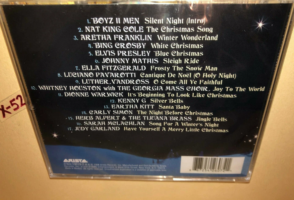 Boyz II Men Aretha Nat King Cole Elvis Bing Crosby Whitney Judy Garland X-mas CD Foto 3 de 3
