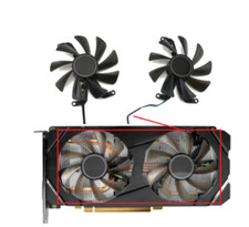 Pair Fans Cooling Fan For GALAX GeForce GTX 1660 1660Ti RTX 2060 2070