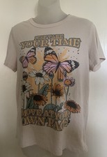 Zoe+Liv Just Take Your Time Move At Your Own Pace T-shirt Size S