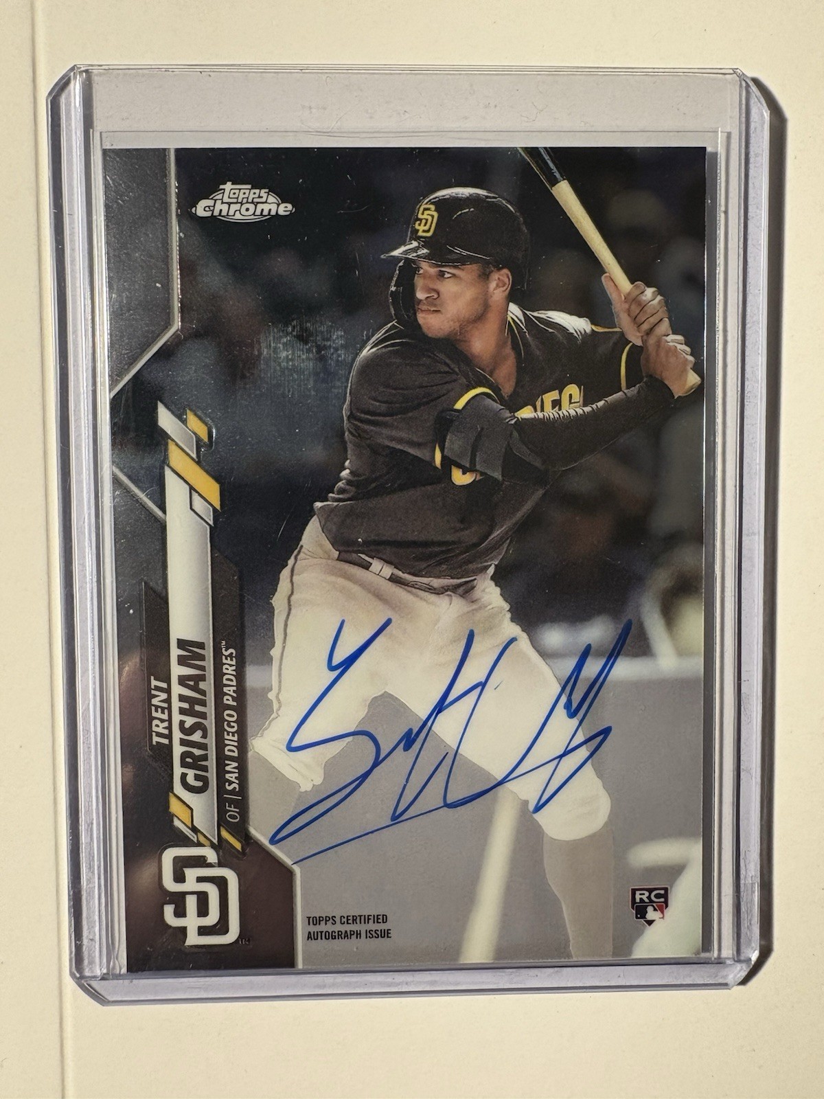 2020 Topps Chrome - Rookie Autographs Trent Grisham #RA-TGR (AU, RC)