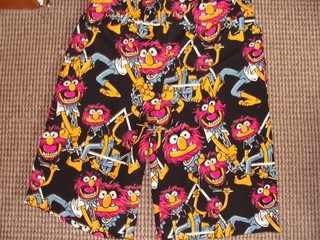 Pantaloncini da bagno / pantaloncini da bagno Muppets Animal Board ragazzo età 13 14 anni / uomo XS