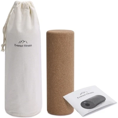 ESPRING Faszienrolle Kork - 30cm Pilates Rolle für Yoga Massage Gymnastik Wirbelsäule