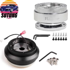 Quick Release & Hub Adapter Kit 110H For Honda Civic 92-95 EG Integra 94-01