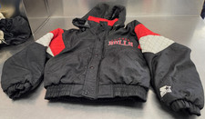 90's Boys STARTER CHICAGO BULLS Size M Boys Kids NBA Padded Nylon Jacket