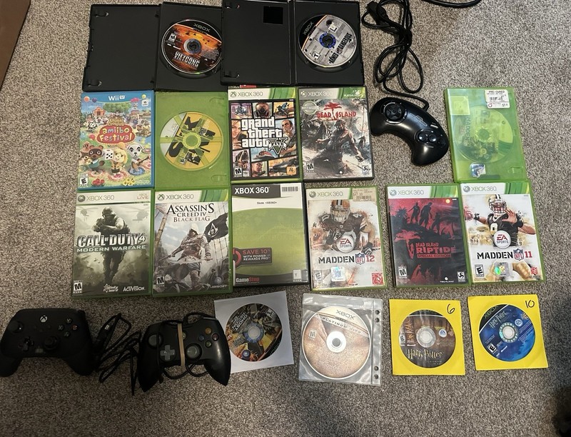 xbox360/wiiu/OG xbox/classic Video Game, Controller, Games And More