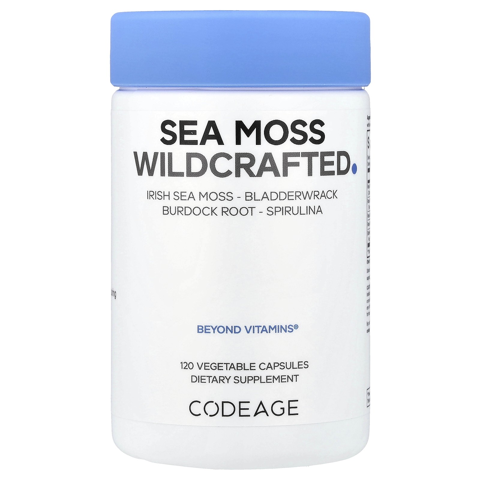 Sea Moss, Wildcrafted, 120 Vegetable Capsules