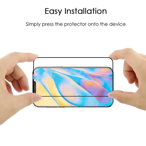 Für Apple iPhone 15 Pro Max Full-Coverage Hartglas Displayschutzfolie Cover - Bild 3 von 7