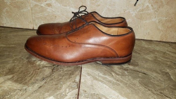 Men Allen Edmonds Heels Brown Leather 46