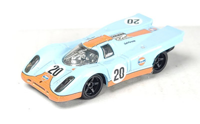 ホットウィール j*o様 コレクターズ　ポルシェ917Ｋ　GULF Wheels Hot ホットウィール Flyer Fleet LH 917 Porsche ポルシェ 1/64 訳アリ品　超 ミニカー