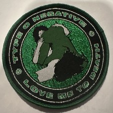 Type O Negative - Love Me To Death 3" x 3" Round Woven Patch Peter Steel