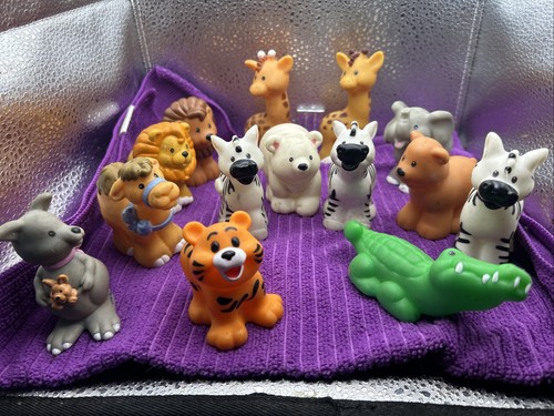 Fisher Price and Little Tikes Zoo Animals Lot of 14