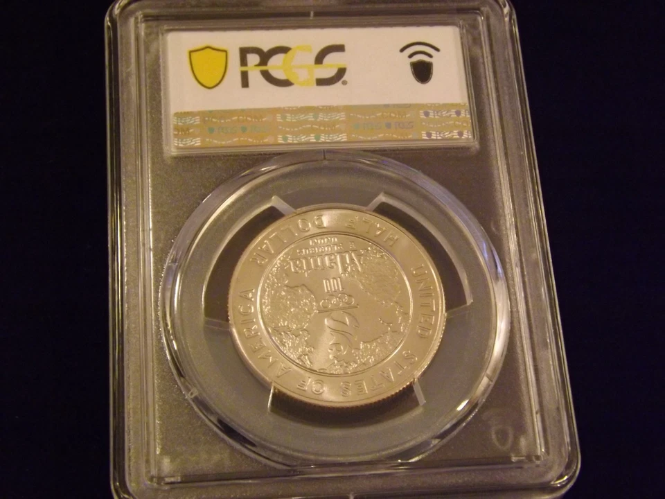 1995-S 50 C Basketball PCGS MS 70 - Image 2 of 2