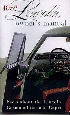 1952 Lincoln Bedienungsanleitung Eigentümerbuch Capri Cosmopolitan