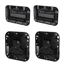 Recessed Spring Loaded Handle Twist Latch Kit - 6.25" Handle, 4" Latch