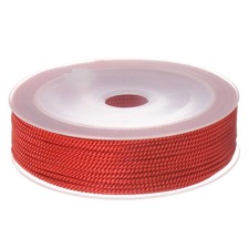 Twisted Nylon Twine Thread 1.5mm 20M/65 Feet Braided Nylon String Red