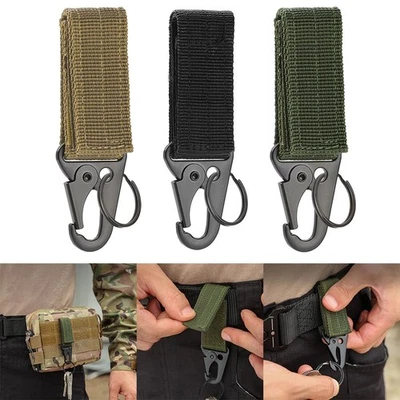100x30mm Mousqueton Serrure 1pcs Noir / Vert/Kaki Militaire Chaud Solde Neuf - Photo 1/4