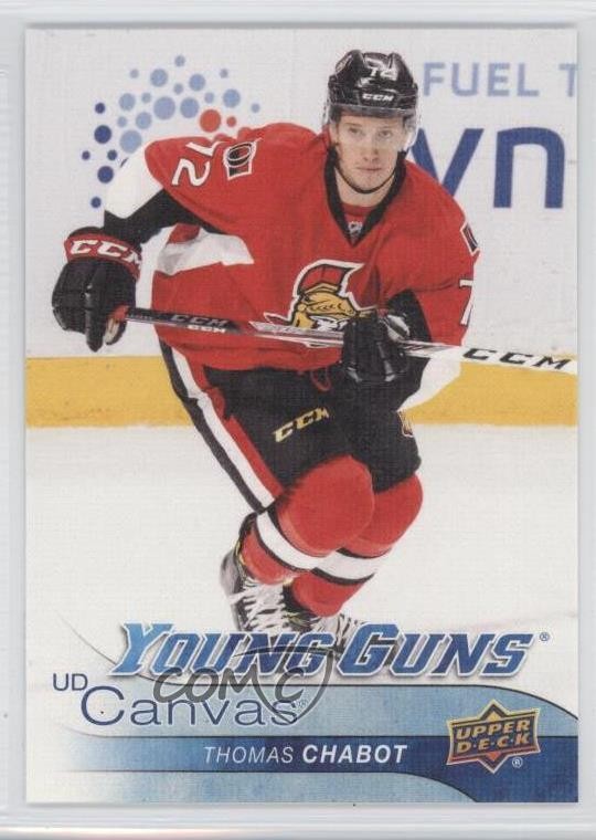 2016-17 Upper Deck UD Canvas Young Guns Thomas Chabot #C222 o2z
