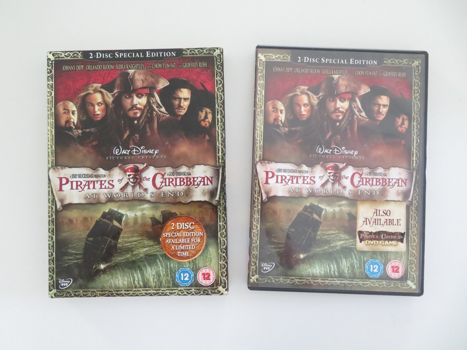 PIRATES OF THE CARIBBEAN: AT WORLD'S END -2 DISC SPECIAL EDITION (DVD) REGION 2