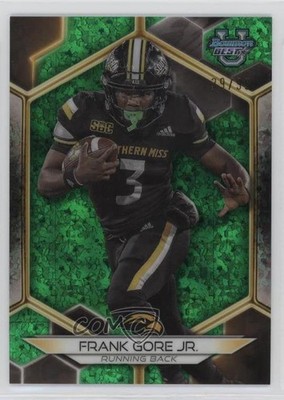 2023 Bowman U Green Mini-Diamond Refractor 39/99 Frank Gore Jr #35 17hx