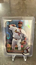 2022 Bowman Chrome Prospects Lava refractor Cardinals #BCP-42 Malcom Nuñez /399